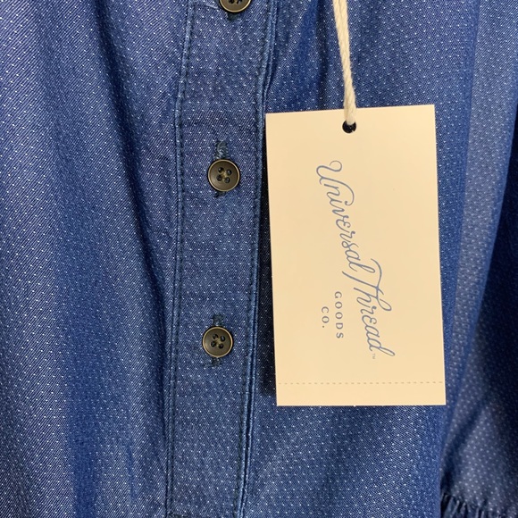 Universal Thread Chambray Spaghetti Strap Tank Top - Picture 8 of 10